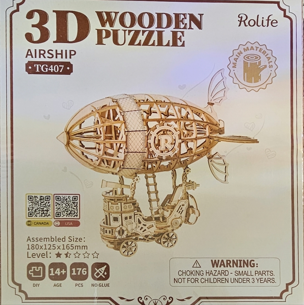 Wooden Airship Model Kit